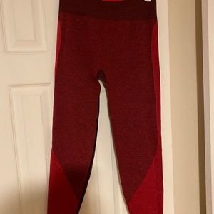 Red Seamless Leggings